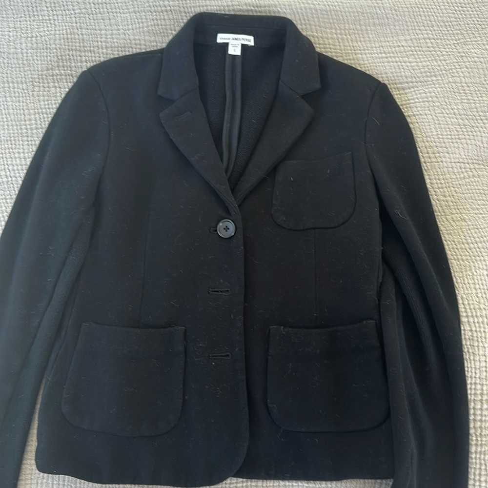 James Perse Blazer Button Front With Pockets - image 1